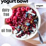 Hibiscus coconut yogurt bowl Resplendent Kitchen blog