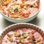 Pin for Vegan Sweet Potato and Bean Stew recipe.