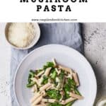 Pin for Vegan Mushroom Asparagus Pasta