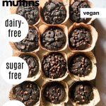 chcoolate and sweet potato muffins