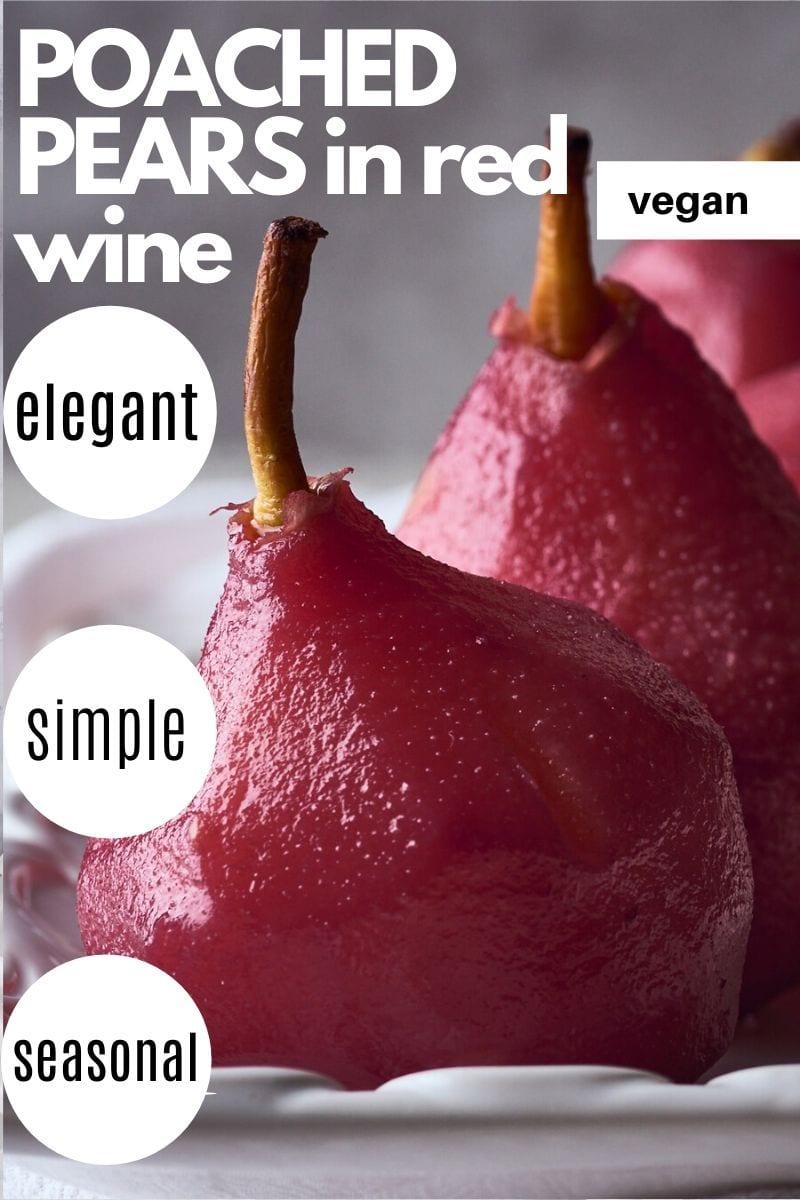 Poached Pears in Red Wine Resplendent Kitchen