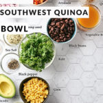 Pin for Vegan Southwest Quinoa Bowl.