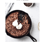 Peanut Butter Chocolate Skillet Cookie