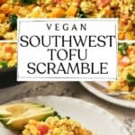 pin Vegan Southwestern Tofu Scramble