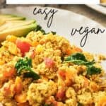 pin Vegan Southwestern Tofu Scramble