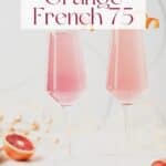 Pin for Blood Orange French 75 recipe on Resplendent Kitchen blog.