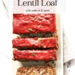 Pin for Vegan Meatloaf with walnuts and relish