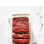 pin vegan meatloaf recipe with lentils and walnuts