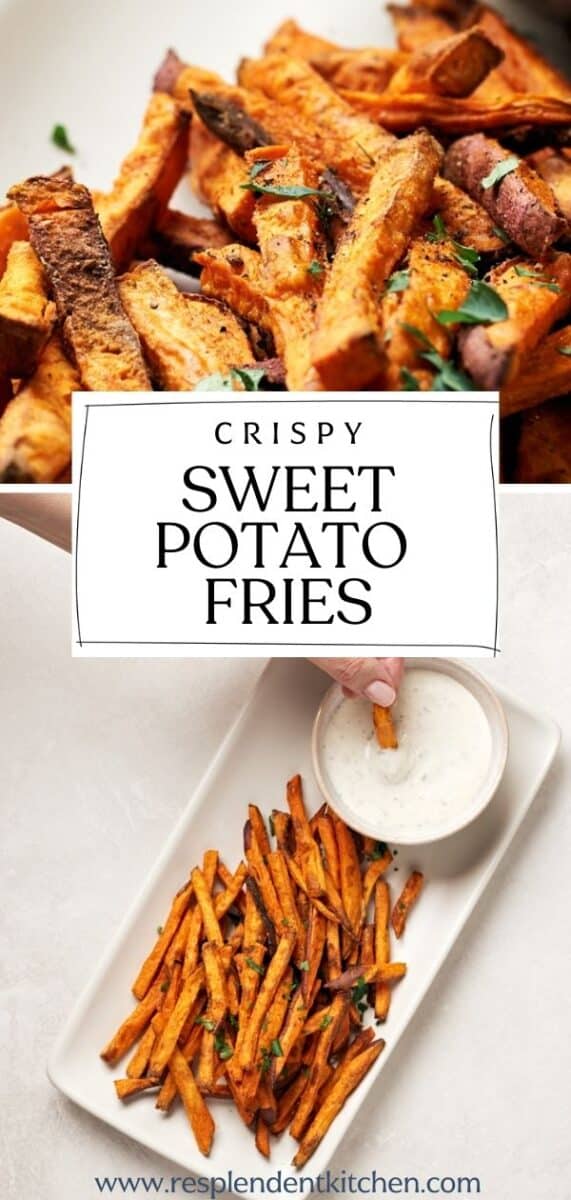 pin for baked sweet potato fries