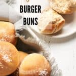 pin for vegan burger buns