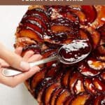 Pin for How to Make Vegan Plum Cake.