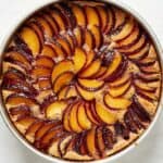 Pin for Vegan Plum Cake on Resplendent Kitchen blog.