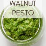 Vegan Walnut Pesto Pin.