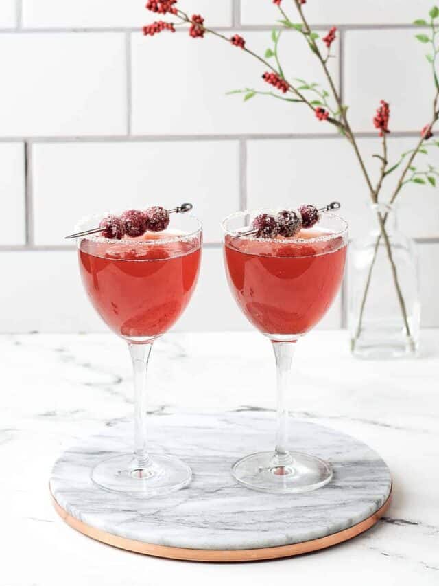 Sparkling Cranberry Mocktail Recipe