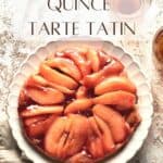 Pin for Vegan Quince Tarte Tatin