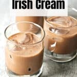 Pin for Vegan Irish Cream Recipe.