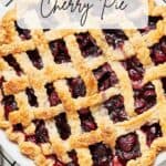Pin for Vegan Cherry Pie on Resplendent Kitchen Blog.