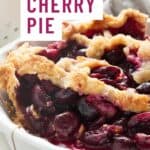 Pin for Vegan Cherry Pie.