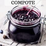 Pin for blueberry compote on Resplendent Kitchen.