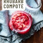 Easy Rhubarb Compote
