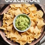 Pin for 4 ingredient guacamole.