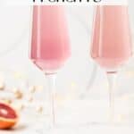 Pin for Blood Orange French 75 recipe on Resplendent Kitchen blog.