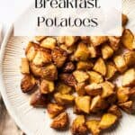 Pin for Air Fryer Breakfast Potatoes.