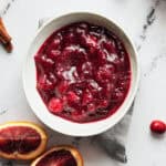 Vegan Cranberry Sauce with Orange