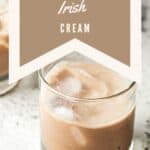 Pin for Vegan Irish Cream recipe on Resplendent Kitchen blog.